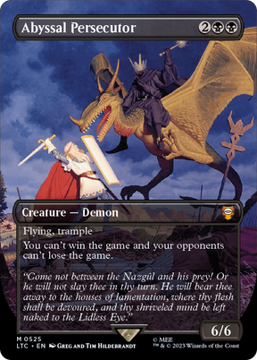 Magic: The Gathering - Abyssal Persecutor Foil - Tales of Middle-earth Commander