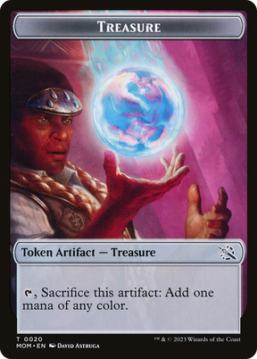 Magic: The Gathering - Treasure Token - March of the Machine Tokens