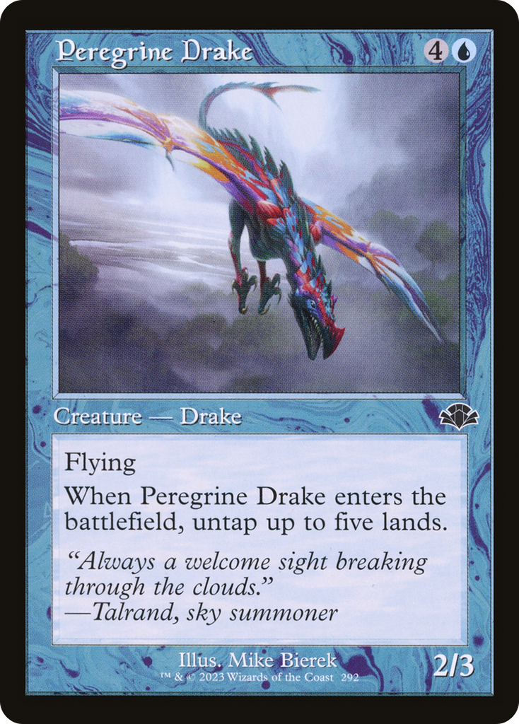 Magic: The Gathering - Peregrine Drake Foil - Dominaria Remastered