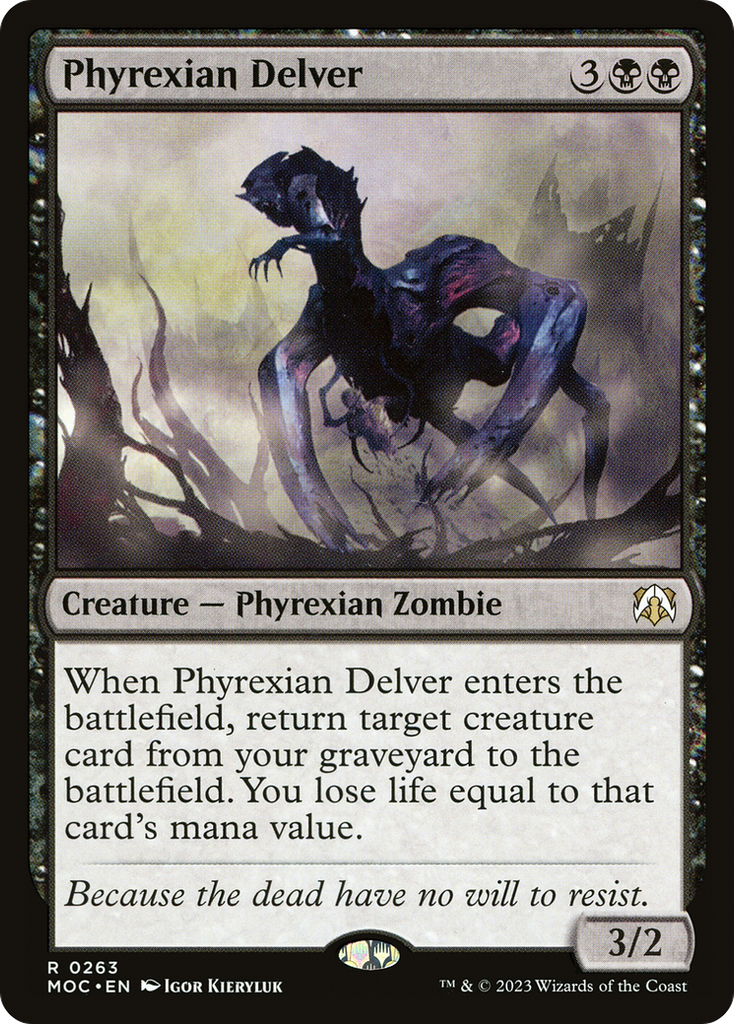 Magic: The Gathering - Phyrexian Delver - March of the Machine Commander