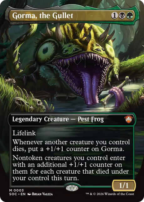 Magic: The Gathering - Gorma, the Gullet Foil - Secrets of Strixhaven Commander