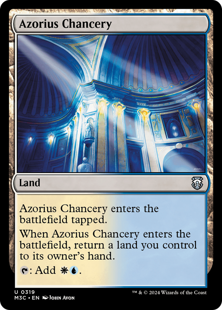 Magic: The Gathering - Azorius Chancery - Modern Horizons 3 Commander