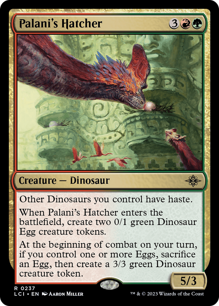 Magic: The Gathering - Palani's Hatcher Foil - The Lost Caverns of Ixalan