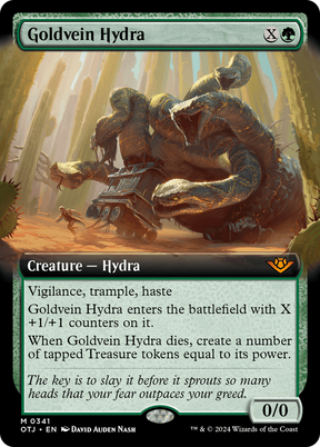 Magic: The Gathering - Goldvein Hydra Foil - Outlaws of Thunder Junction