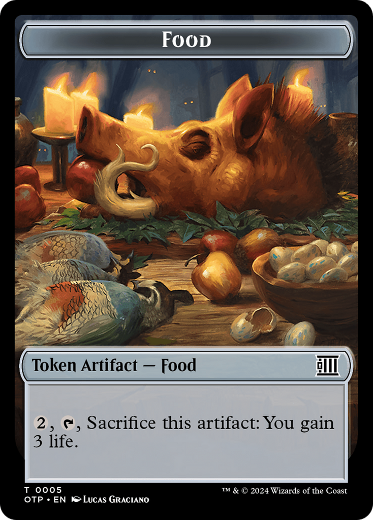 Magic: The Gathering - Food Token - Breaking News Tokens