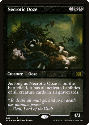 Magic: The Gathering - Necrotic Ooze Foil - Double Masters 2022