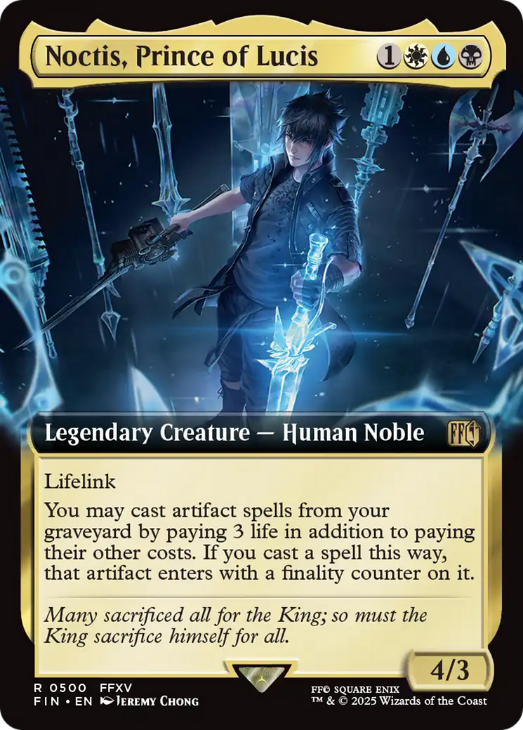 Magic: The Gathering - Noctis, Prince of Lucis Foil - Final Fantasy
