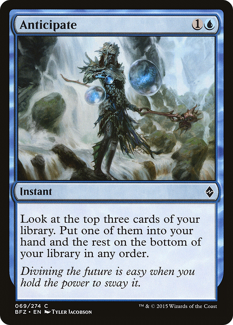 Magic: The Gathering - Anticipate Foil - Battle for Zendikar