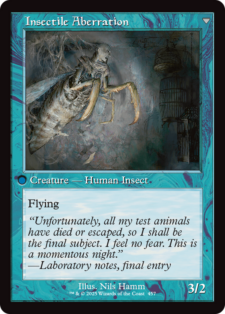 Magic: The Gathering - Delver of Secrets // Insectile Aberration Foil - Innistrad Remastered