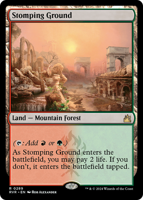 Magic: The Gathering - Stomping Ground Foil - Ravnica Remastered