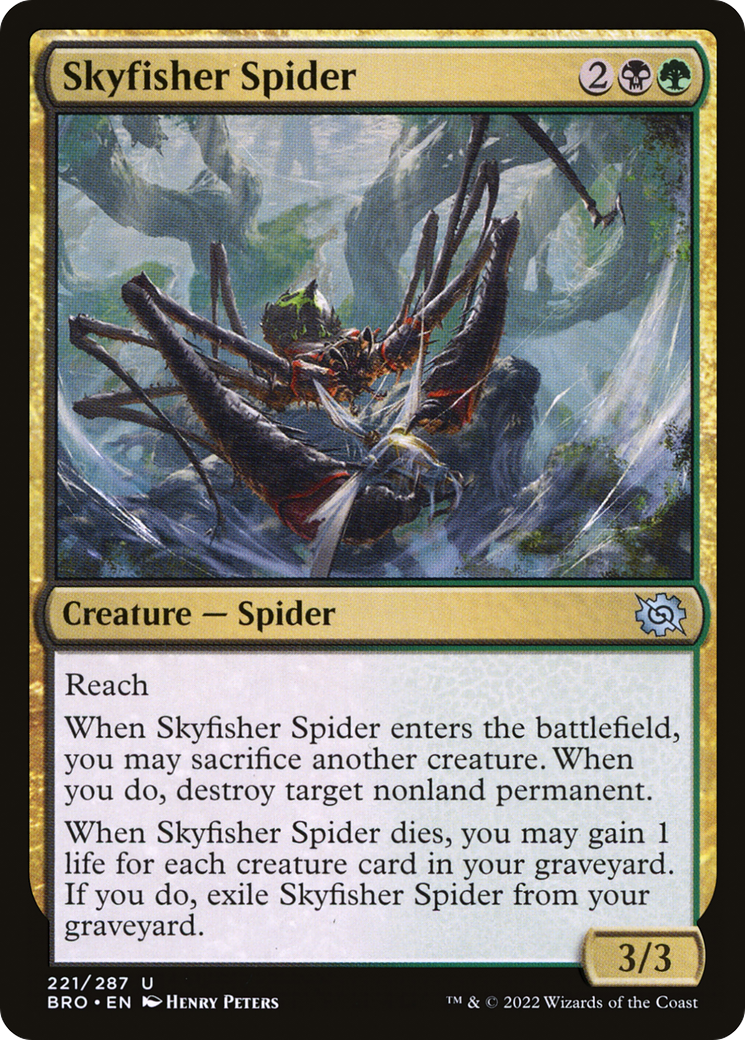 Magic: The Gathering - Skyfisher Spider Foil - The Brothers' War