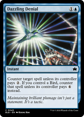 Magic: The Gathering - Dazzling Denial Foil - Bloomburrow