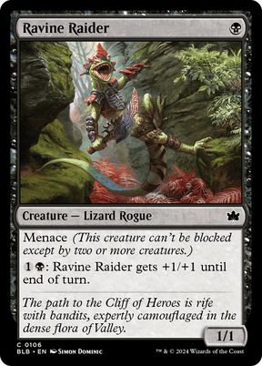 Magic: The Gathering - Ravine Raider Foil - Bloomburrow