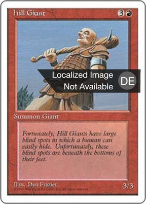 Magic: The Gathering - Hügelriese - Fourth Edition