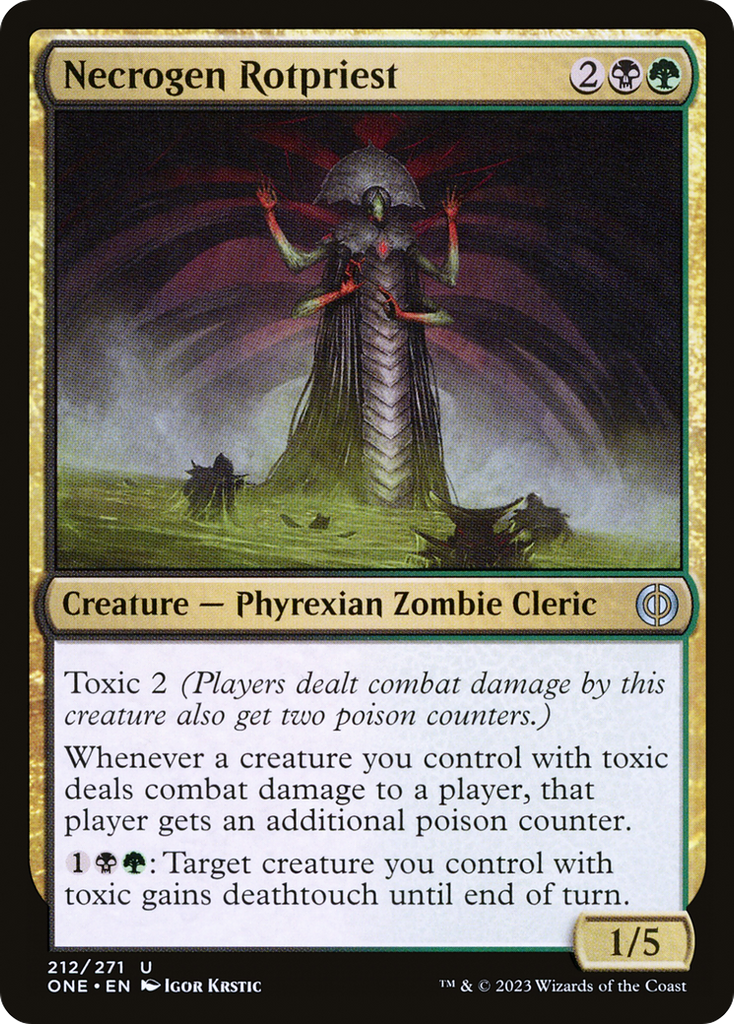 Magic: The Gathering - Necrogen Rotpriest - Phyrexia: All Will Be One