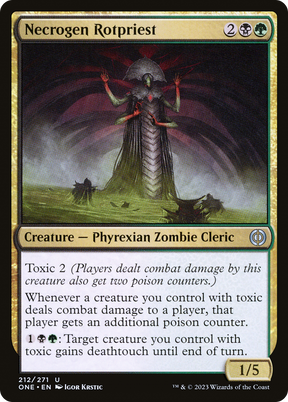 Magic: The Gathering - Necrogen Rotpriest Foil - Phyrexia: All Will Be One