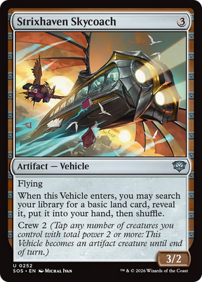 Magic: The Gathering - Strixhaven Skycoach Foil - Secrets of Strixhaven