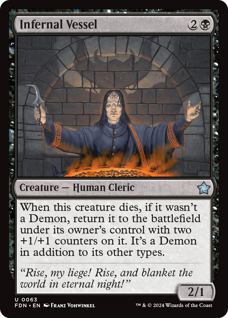 Magic: The Gathering - Infernal Vessel - Foundations