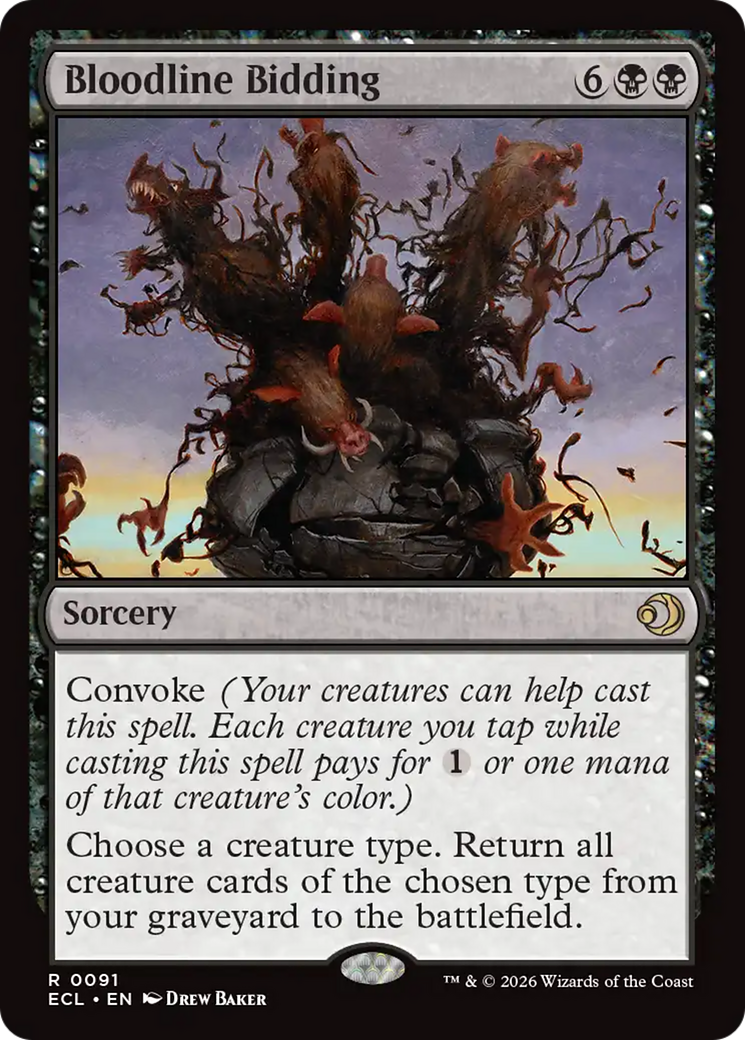 Magic: The Gathering - Bloodline Bidding Foil - Lorwyn Eclipsed