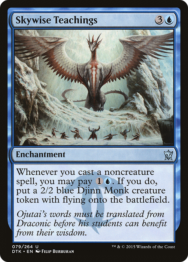 Magic: The Gathering - Skywise Teachings Foil - Dragons of Tarkir