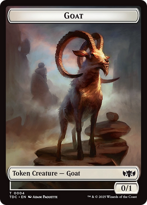 Magic: The Gathering - Goat Token - Tarkir: Dragonstorm Commander Tokens