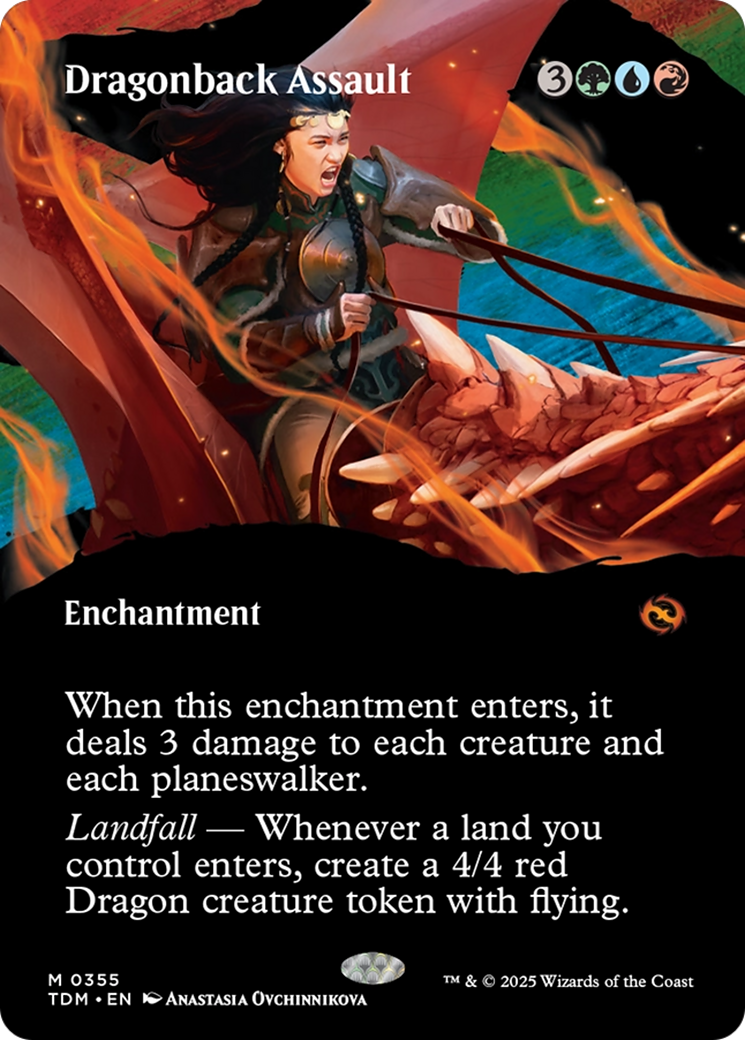 Magic: The Gathering - Dragonback Assault Foil - Tarkir: Dragonstorm