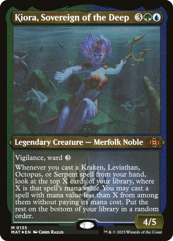 Magic: The Gathering - Kiora, Sovereign of the Deep Foil - March of the Machine: The Aftermath