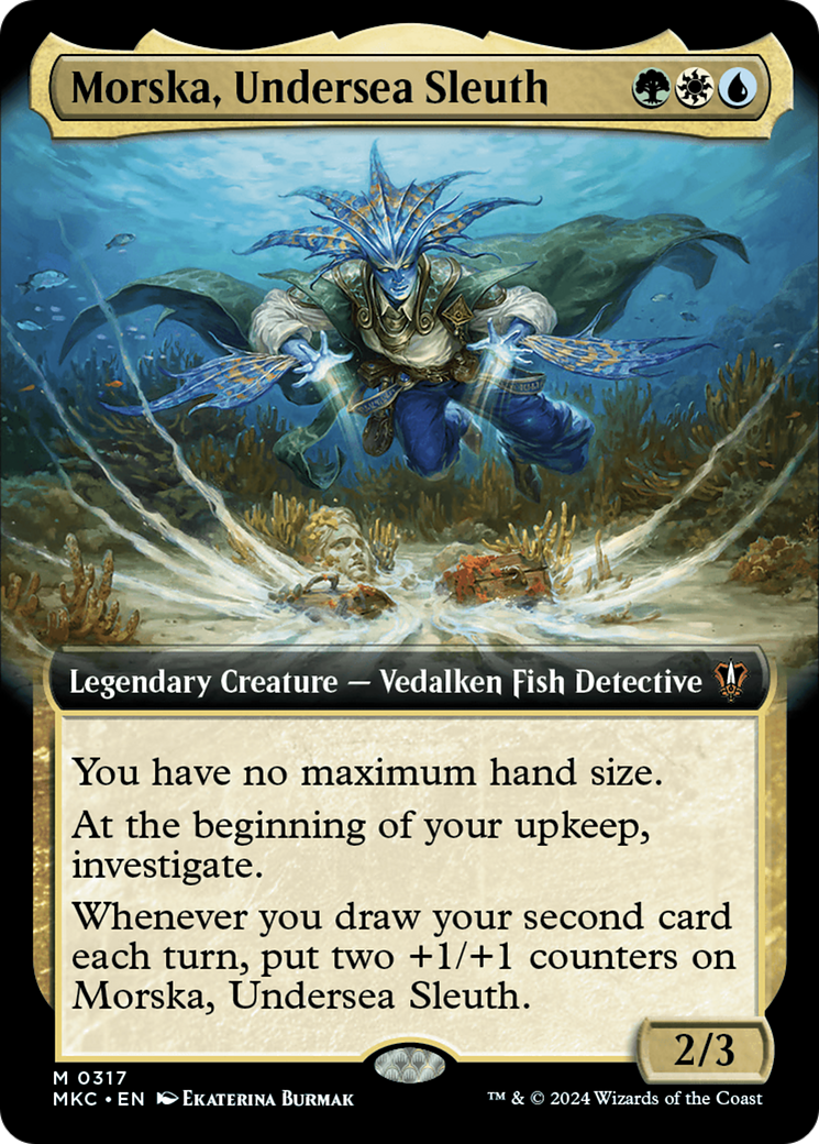 Magic: The Gathering - Morska, Undersea Sleuth Foil - Murders at Karlov Manor Commander