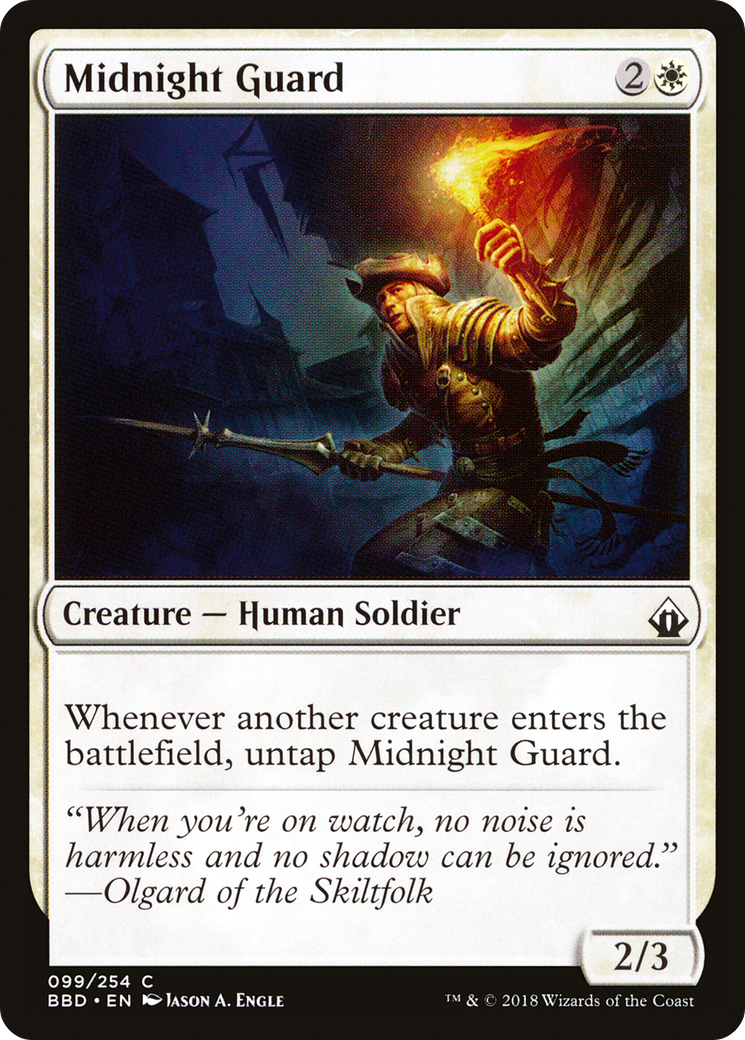 Magic: The Gathering - Midnight Guard Foil - Battlebond