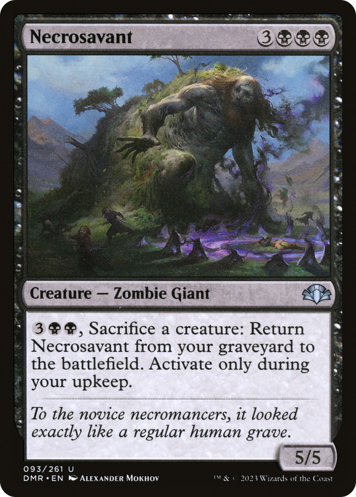 Magic: The Gathering - Necrosavant - Dominaria Remastered