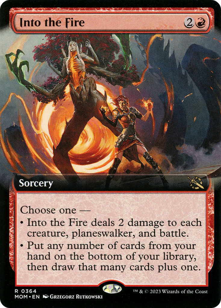Magic: The Gathering - Into the Fire Foil - March of the Machine