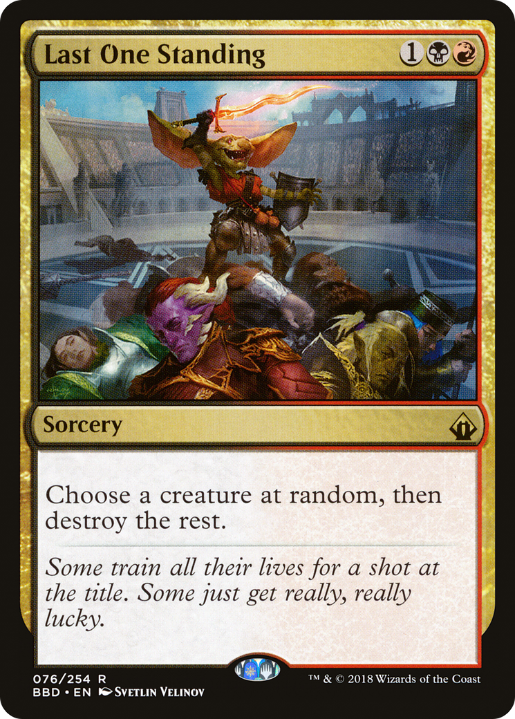 Magic: The Gathering - Last One Standing Foil - Battlebond