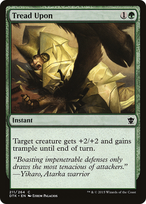 Magic: The Gathering - Tread Upon Foil - Dragons of Tarkir