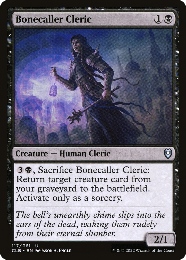 Magic: The Gathering - Bonecaller Cleric - Commander Legends: Battle for Baldur's Gate