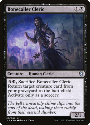 Magic: The Gathering - Bonecaller Cleric - Commander Legends: Battle for Baldur's Gate