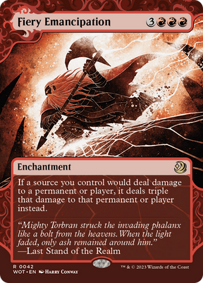 Magic: The Gathering - Fiery Emancipation - Wilds of Eldraine: Enchanting Tales