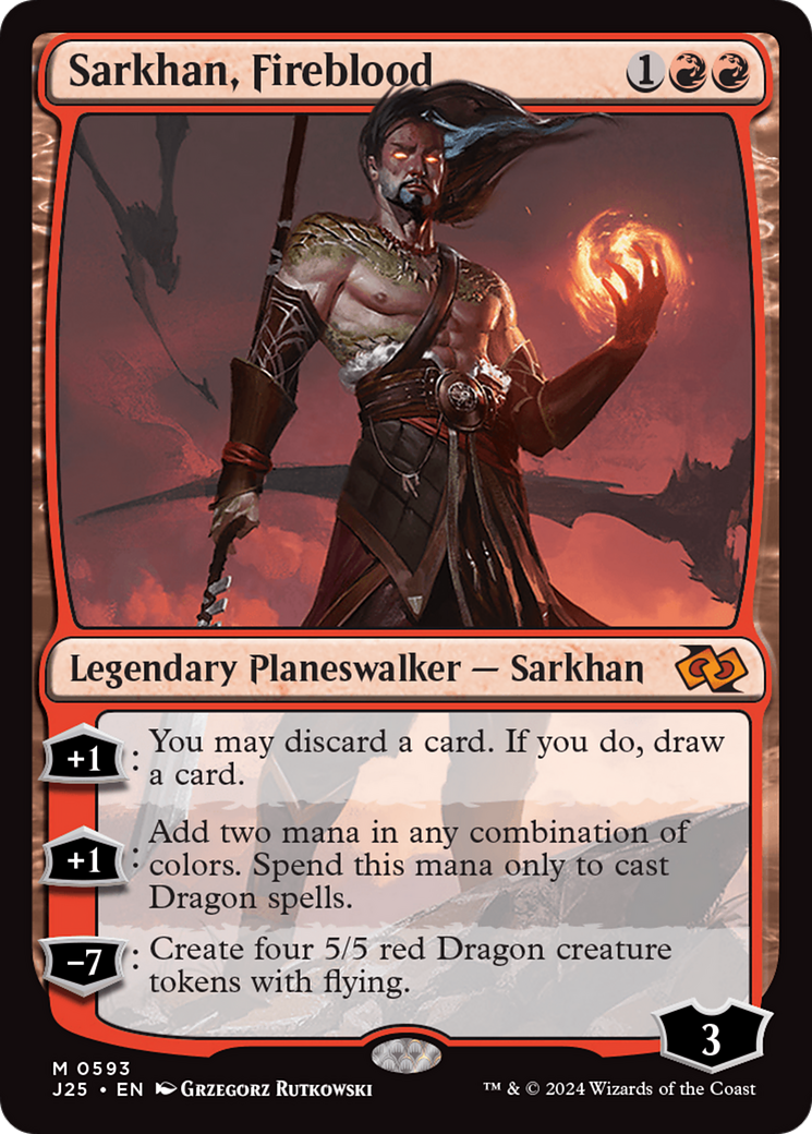 Magic: The Gathering - Sarkhan, Fireblood - Foundations Jumpstart