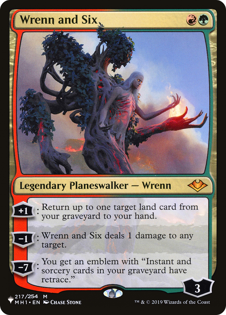 Magic: The Gathering - Wrenn and Six - The List