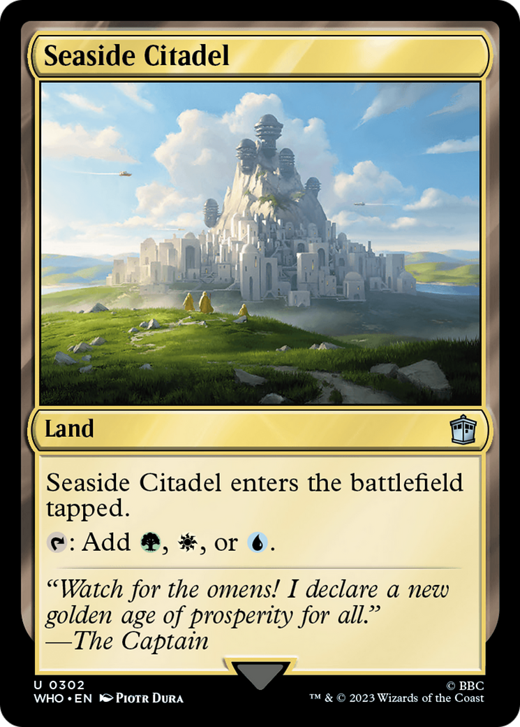 Magic: The Gathering - Seaside Citadel - Doctor Who