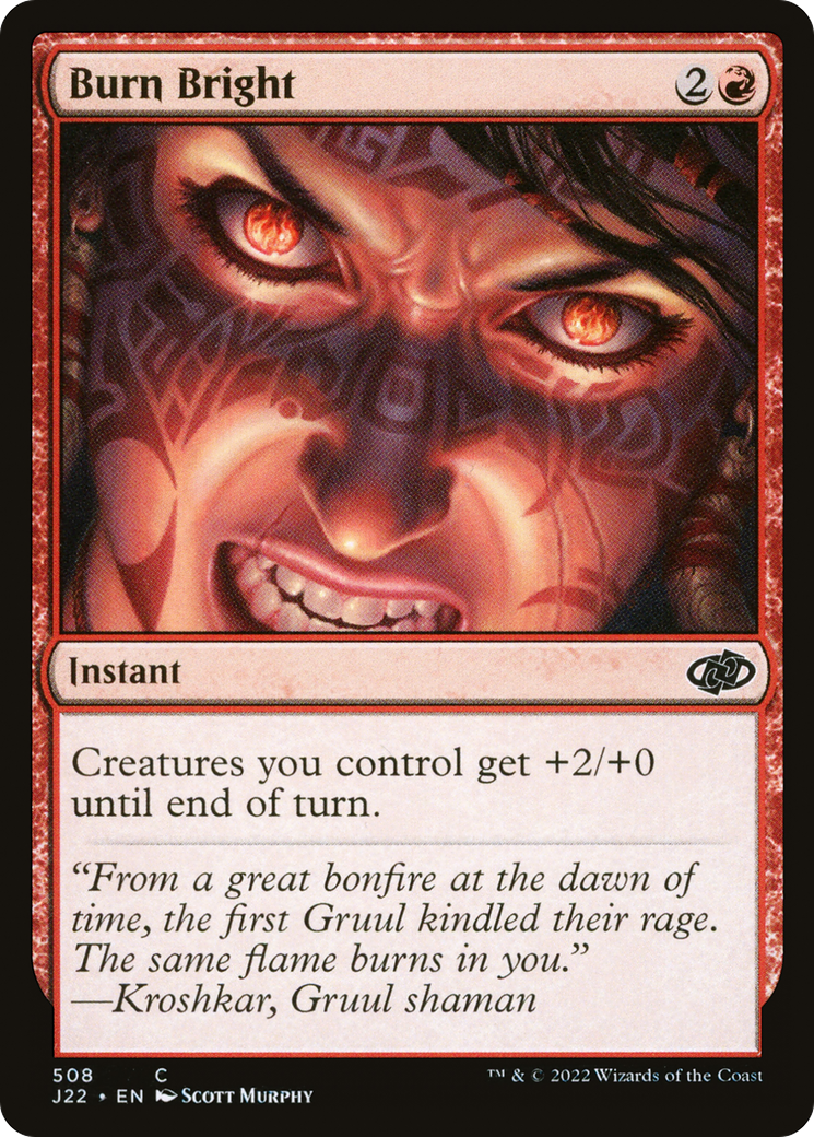 Magic: The Gathering - Burn Bright - Jumpstart 2022