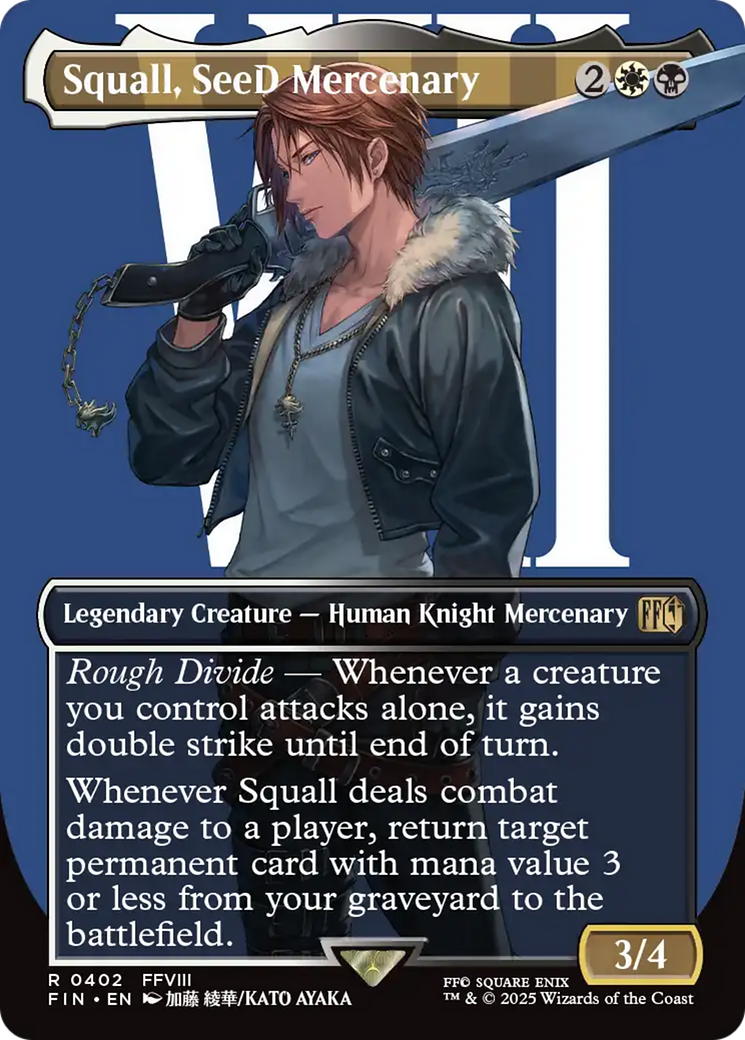 Magic: The Gathering - Squall, SeeD Mercenary Foil - Final Fantasy