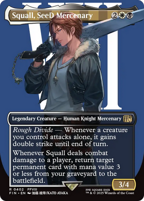 Magic: The Gathering - Squall, SeeD Mercenary - Final Fantasy