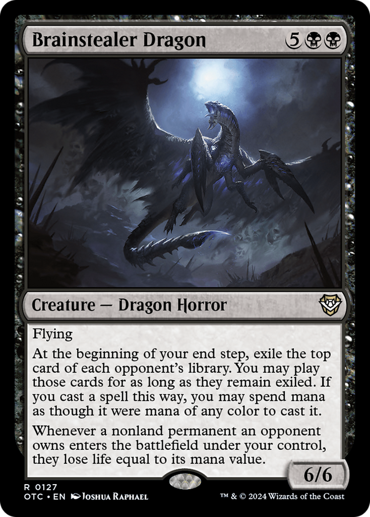 Magic: The Gathering - Brainstealer Dragon - Outlaws of Thunder Junction Commander