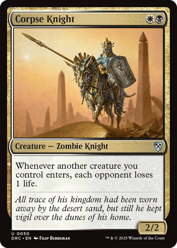 Magic: The Gathering - Corpse Knight - Aetherdrift Commander