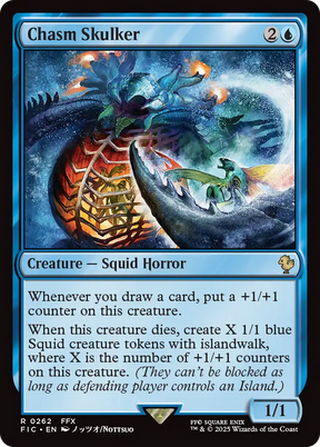 Magic: The Gathering - Chasm Skulker - Final Fantasy Commander
