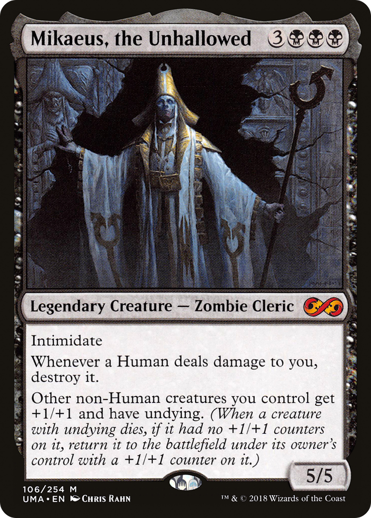 Magic: The Gathering - Mikaeus, the Unhallowed Foil - Ultimate Masters