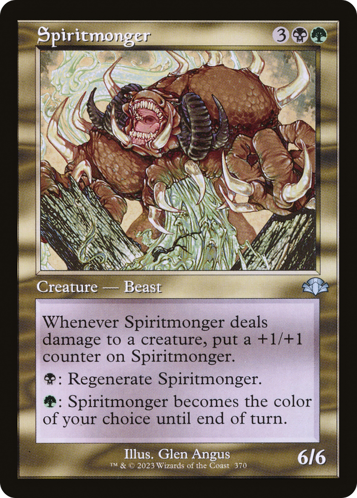 Magic: The Gathering - Spiritmonger Foil - Dominaria Remastered