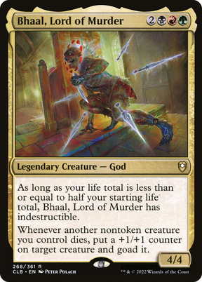 Magic: The Gathering - Bhaal, Lord of Murder - Commander Legends: Battle for Baldur's Gate