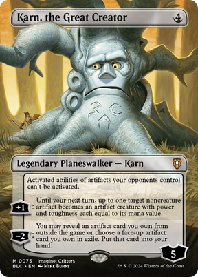 Magic: The Gathering - Karn, the Great Creator Foil - Bloomburrow Commander