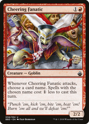 Magic: The Gathering - Cheering Fanatic Foil - Battlebond